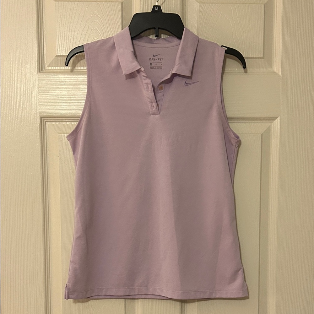 Nike Women's Light Purple Sleeveless Top